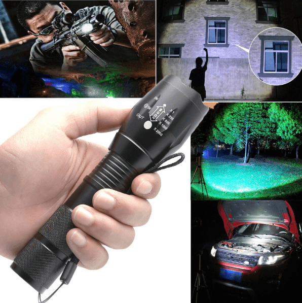 Military Grade, High Performance Tactical Flashlight